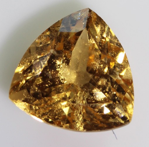 Hessonite Garnet 4.32ct Trillion Cut 10.04 x 9.95mm Africa g5119