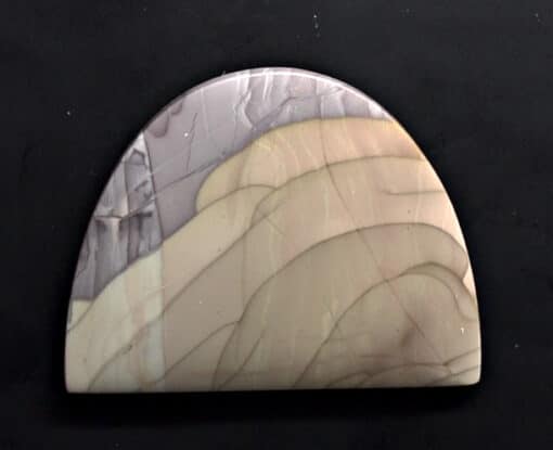 A piece of marble with a design on it.