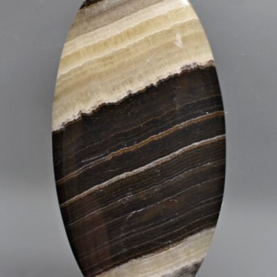 A black and white striped agate.