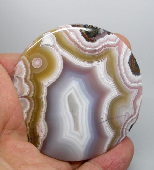 A round object with a pattern.