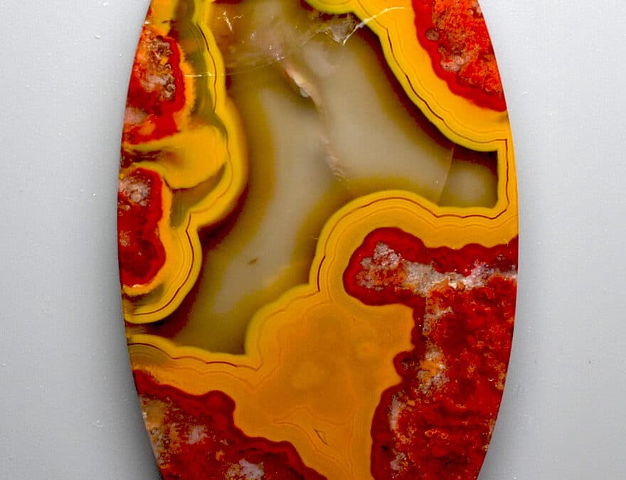 Paint Rock Agate 139.83 ct. Oval Cabochon World Class80.30 x 39.80 x 4.99 mm y99660