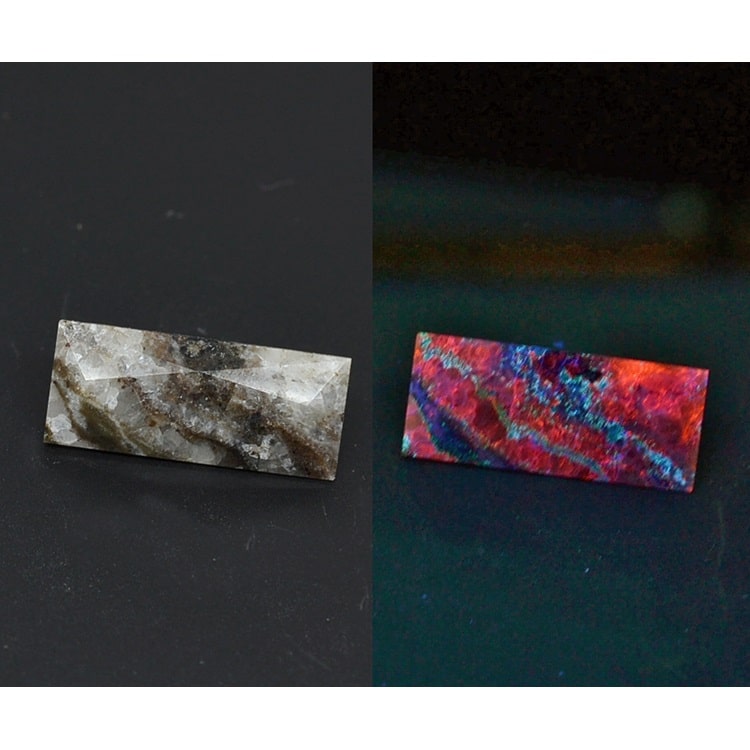 Fluorescent Jewelry Under UV Light