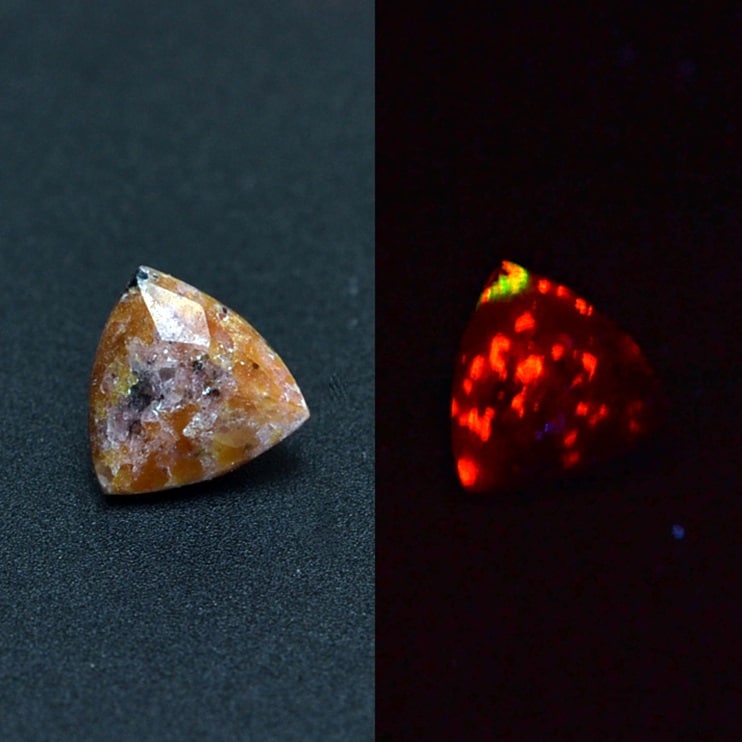 UV Fluorescent Gemstones Gemological Collections