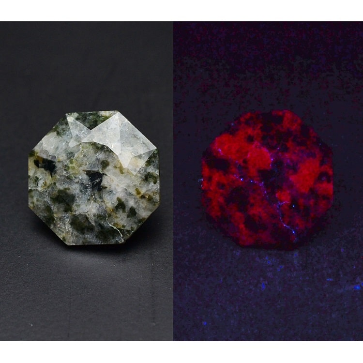 UV Fluorescent Gemstones Gemological Collections