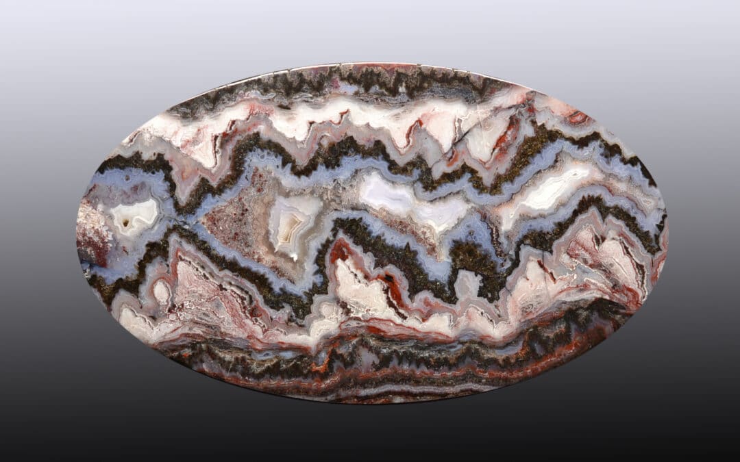 Spectacular Pasley Agate 158.03 ct Giant Oval Cabochon World Class 83.70 x 47.00 x 4.50 mm y100709