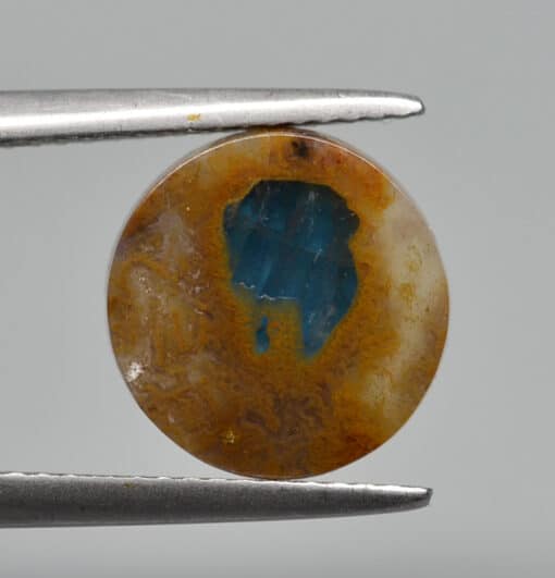 Blue Apatite in Jasper 3.05 ct