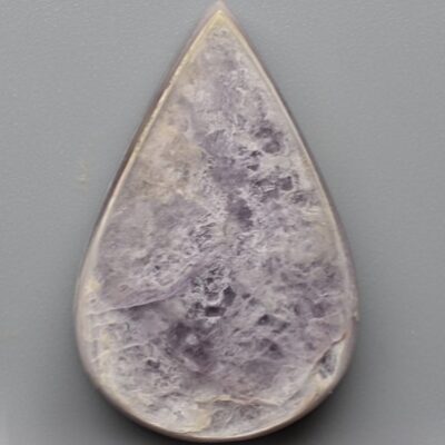 An amethyst tear shaped stone.