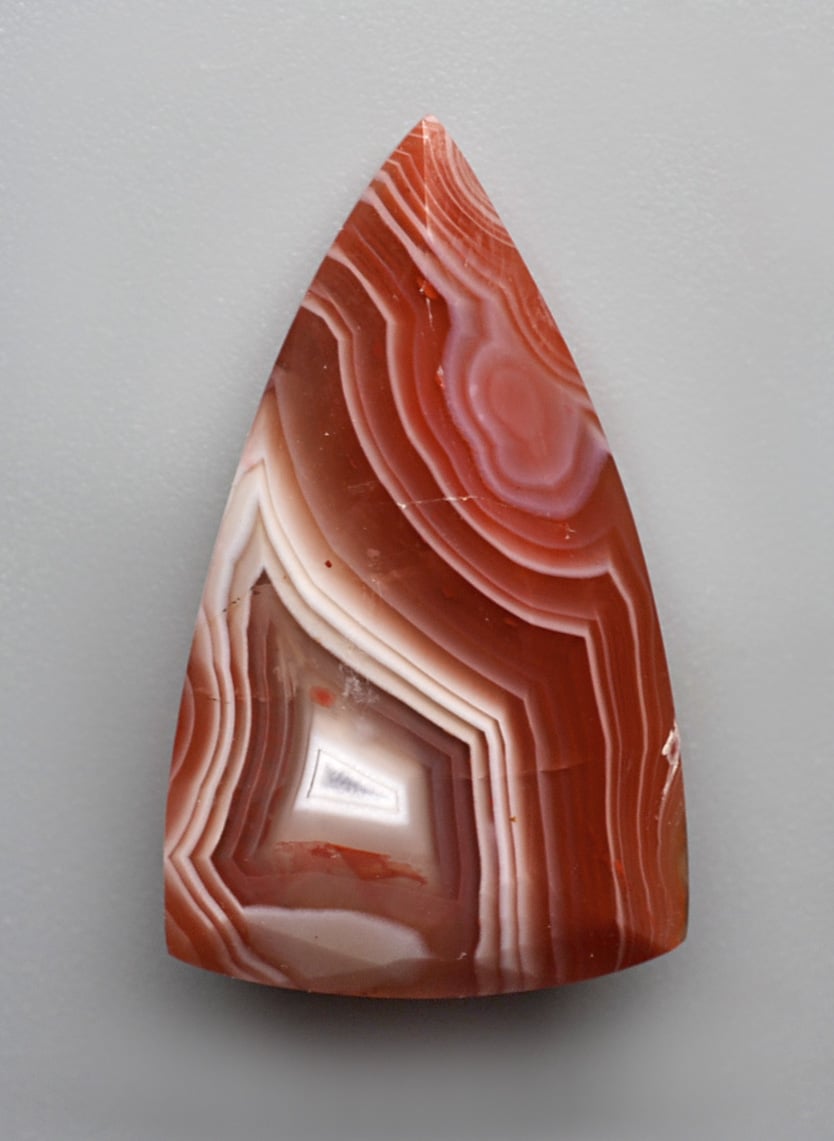 Warring State Faceted Agate 11.39 ct Double Table  25.40 x 15.30 x 3.00 mm z676