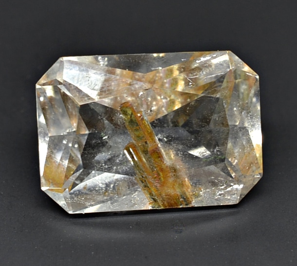Quartz with Anhydrite 9.29 ct Octagon Cut 11.10 x 8.00 mm w379