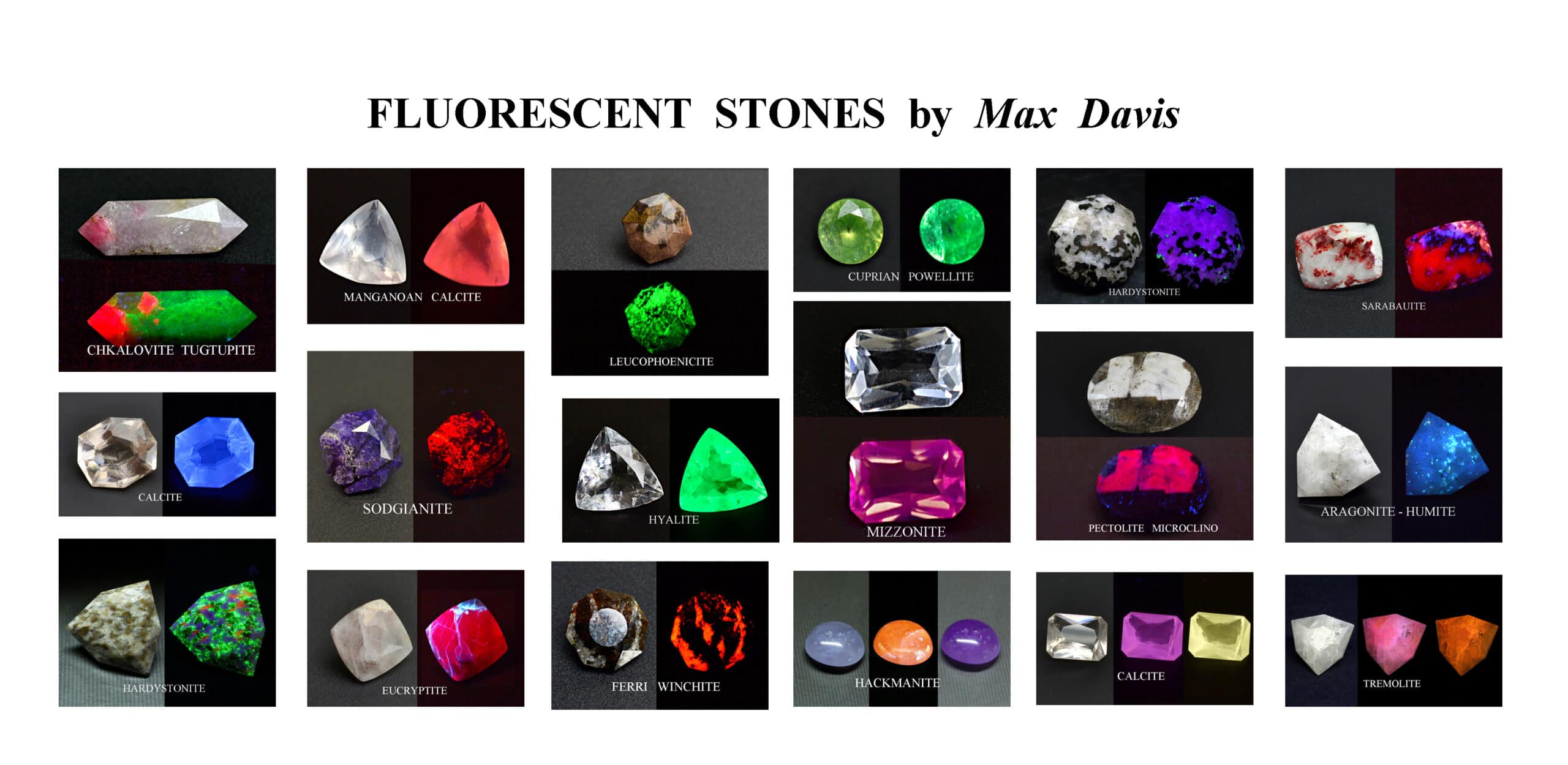 Flyer 4 Fluorescent Stones Gemological Collections