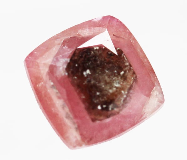 Black Garnet  in Rosolite Pink Grossular Garnet 1.53 ct Cushion Cut 6.70 x 6.70 x 4.17 mm Mexico max9585
