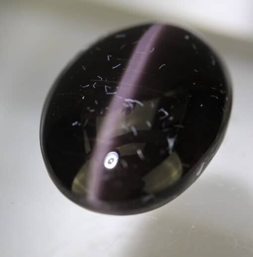 Fibrolite Cats eye 23.50 ct Oval Cabochon 21.40 x 14.30 mm India max1514