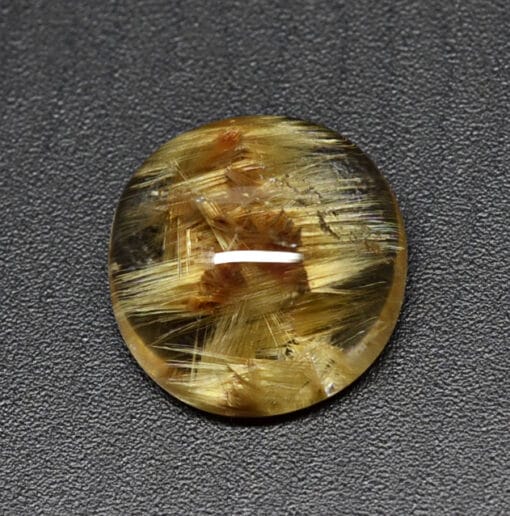 Rutilated Quartz 4.56 ct Oval Cabochon 11.10 x 10.80 x 5.10 mm max1844