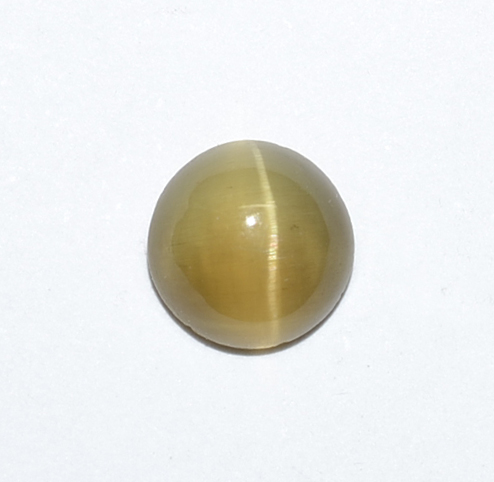 Apatite Cats Eyeアパタイトキャッツアイ1.30 ct Round Cabochon 7.00 mm Sri Lanka max7270