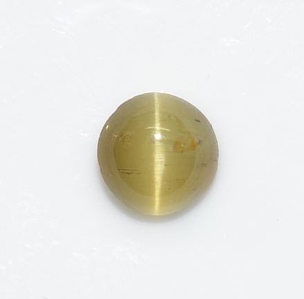 Apatite Cats Eyeアパタイトキャッツアイ1.31 ct Round Cabochon 6.62 mm Sri Lanka max7271