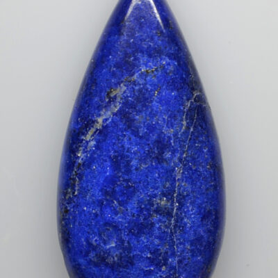 A lapis lazuli tear shaped stone.