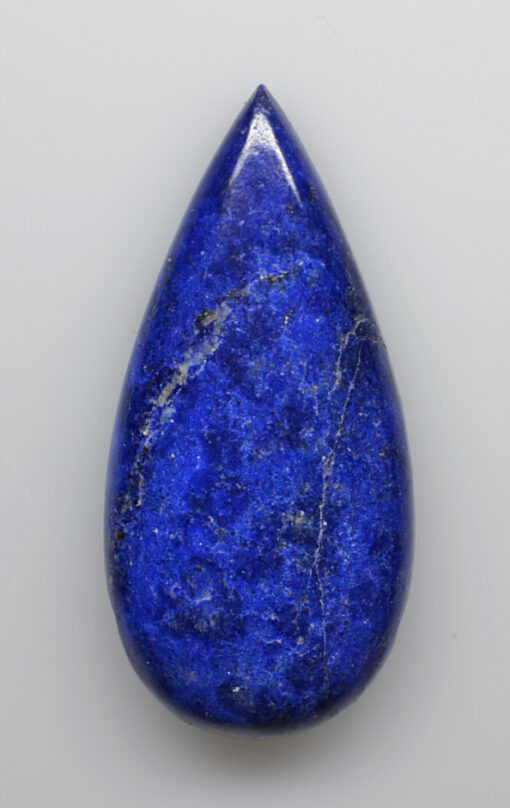 A lapis lazuli tear shaped stone.