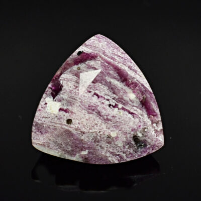 An amethyst stone with a purple and white color.