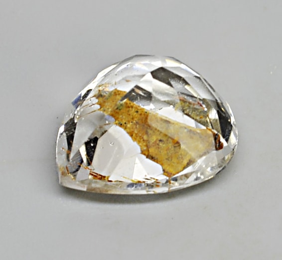 Topaz with Limonite 7.22 ct Pear Shape 13.00 x 11.60 x 7.10 mm max8914