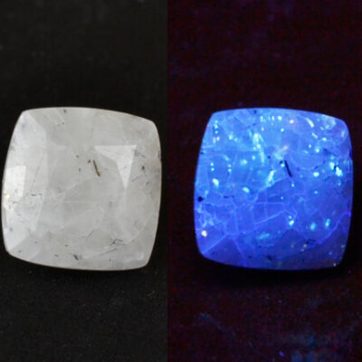 Aragonite Humite 4.46 ct Cushion Cut 11.50 x 8.30 x 6.10 mm P189