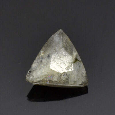 Anorthite 0.93 ct Trillion Cut 9.9-6.50 x 4.00 mm Madagascar N438