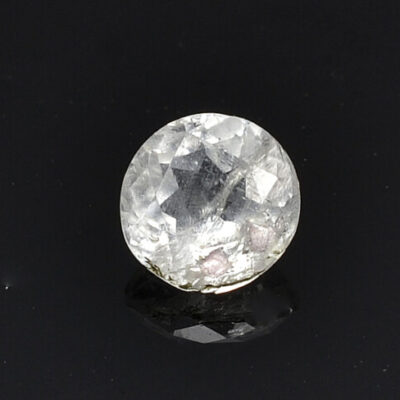 Hambergite 0.71 ct Round Cut 5.00 mm Maharitra and Betafo ,South Madagascar N449