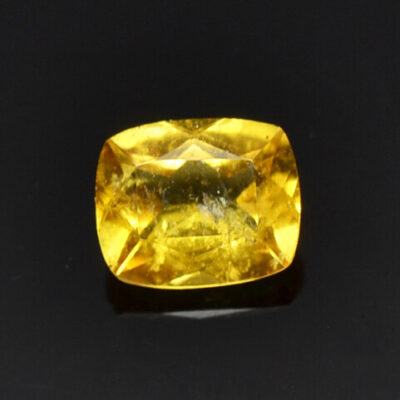 Chondrodite Yellow 0.53 ct Cushion 5.50 x 4.50 x 2.60 mm Mahenge, Tanzania N474