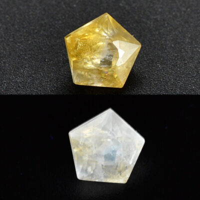 Powellite 0.81 ct Fancy Cut 5.30 x 5.30 x 3.80 mm Poona India N468